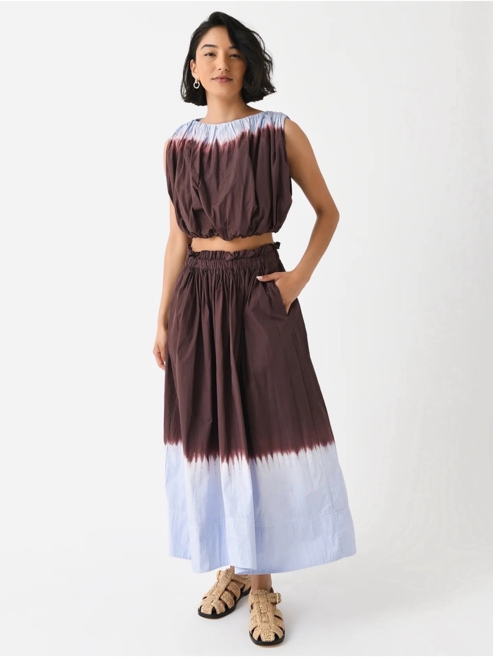 A.L.C Dip Dye Gina Midi Skirt and Top
